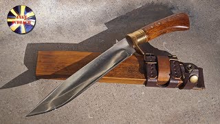 Master Masano Bowie Knife Hunter Style Hatchet Toyokuni Survival Japan Damascus ボウイナイフ 布伊刀, 보이 나이프