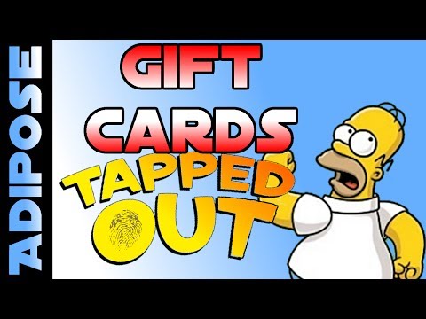 Simpsons Tapped out-How to get Gift Cards-Christmas!
