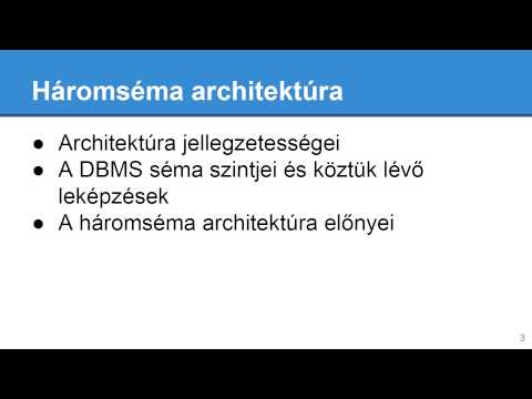 Videó: Mi az egyszintű architektúra?