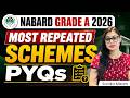 NABARD Grade A 2026 |Most Repeated Schemes Questions from PYQs | NABARD Schemes PYQs |ARD &amp; ESI PYQs