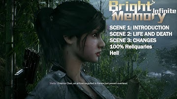 Bright Memory: Infinite - Scene 1-2-3: Introduction/Life And Death/Changes (Hell, 100% Reliquaries)