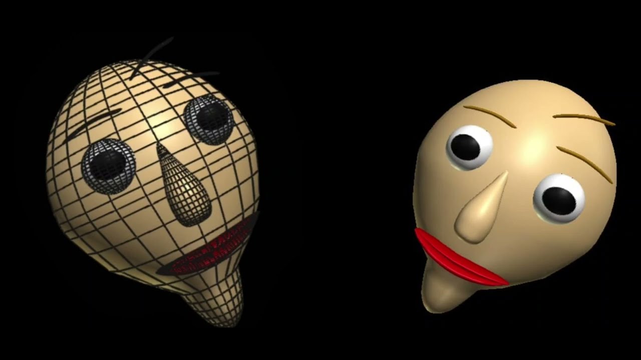 how I made Baldi head [SPEED VIDEO] Prisma3D