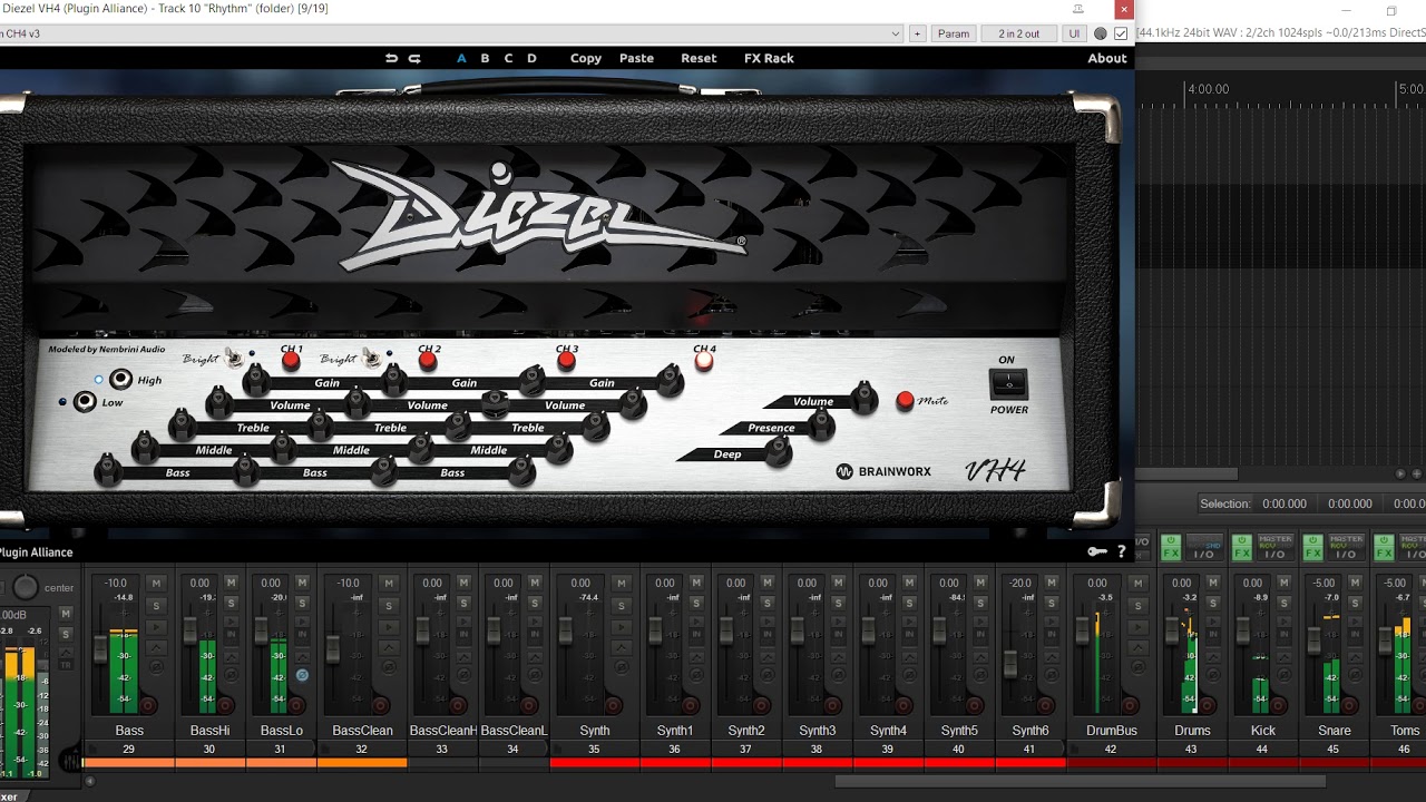 Diezel VH4 by Plugin Alliance/Brainworx | Demo