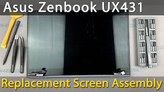 Asus Zenbook 14 UX431 Screen assembly replacement guide