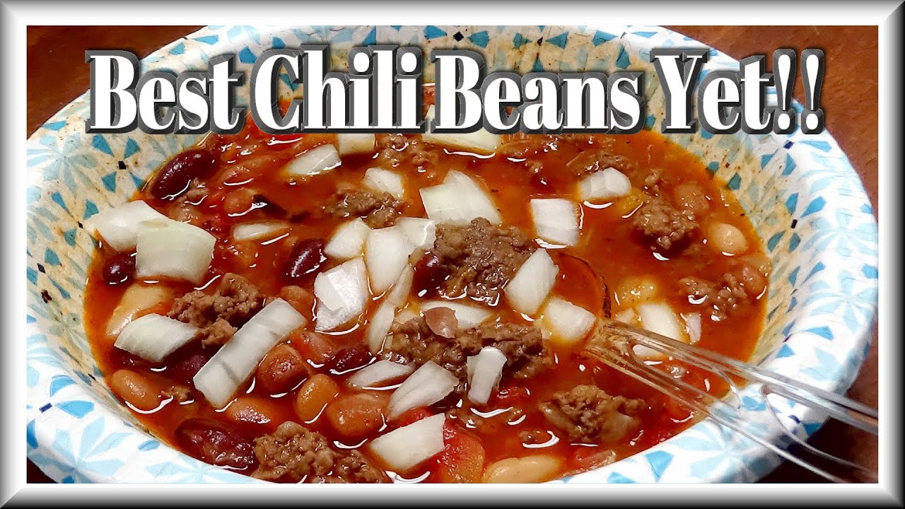 My Best Chili Beans Yet Not Spicy But a Great Chili Taste Homemade