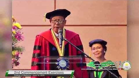 2nd Commencement Exercises of the NEU College of Medicine