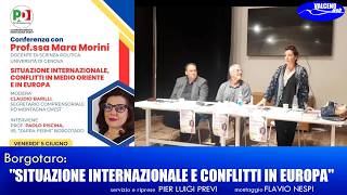 Borgotaro: "SITUAZIONE INTERNAZIONALE E CONFLITTI IN EUROPA"