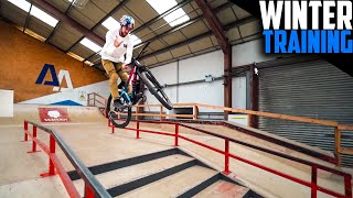 MTB WINTER TRAINING AT THE LEGENDARY INDOOR SKATEPARK!!