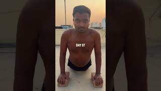 Home workout body transformation DAY 97 #fitness #homeworkout #shorts
