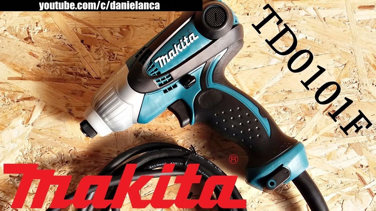 Impact screwdriver Makita TD0101F - YouTube
