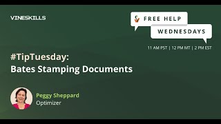 #TipTuesday: Bates Stamping Documents