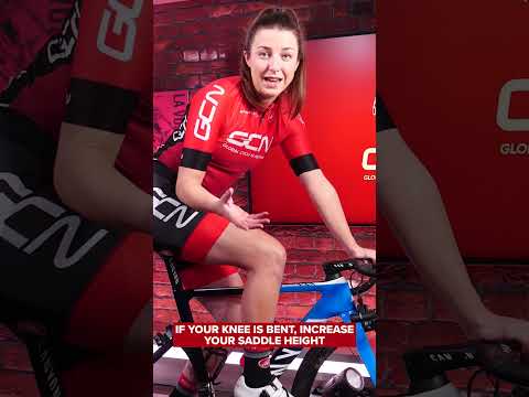 How To Find The Right Saddle Height On Your Road Bike #shorts