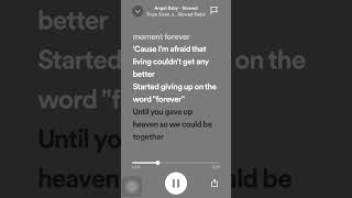 Angel baby (slowed) #troyesivan #shorts