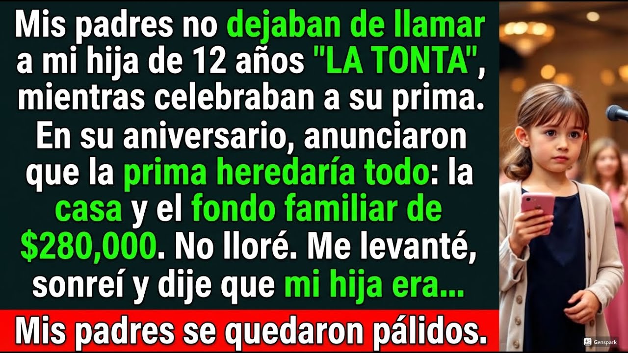 “Ese día, en su aniversario, mis padres quisieron hacer invisible a mi hija de 12 años.”