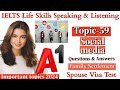 Ielts a1 life skills speaking important topic new topic 2024 ielts ukvi spouse visa topic 59