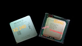 Забытые посылки и процессор LGA775 E5440 с AM3 Athlon II X2 240