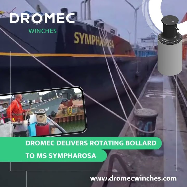 DROMEC delivers rotating bollard to MS Sympharosa