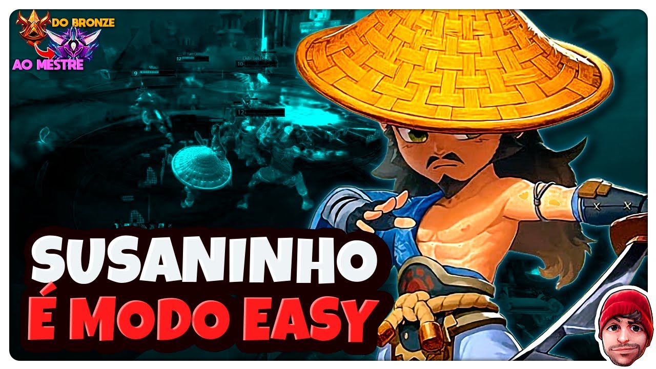 É muito FÁCIL ganhar usando o SUSANO JUNGLER Ranked Conquista Bronze