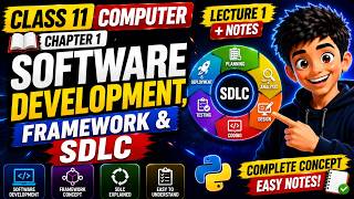 Class 11 Computer Chapter 1 | Software Development, Framework & SDLC Lecture 1 + Notes