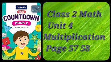 countdown book 2 third edition pg 57 58 solution/class 2 math chapter 4 multiplication pg 57 58