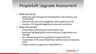 PeopleSoft Application Suite| Assessment | Upgradation