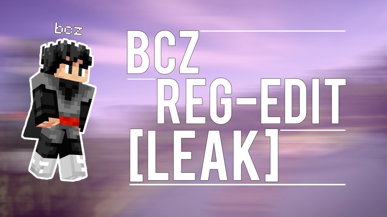 bcz regedit release