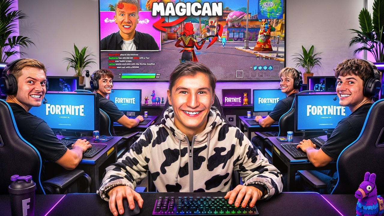 Ich STREAMSNIPE Magican mit einem GANZEN RAUM …