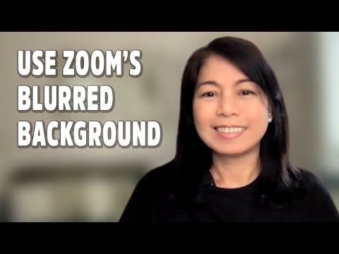 Video How to blur background in ZOOM - youtube