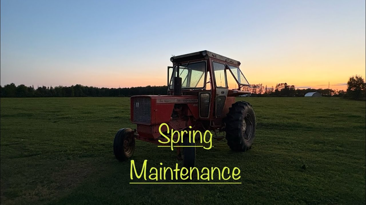 The Start of Spring Maintenance