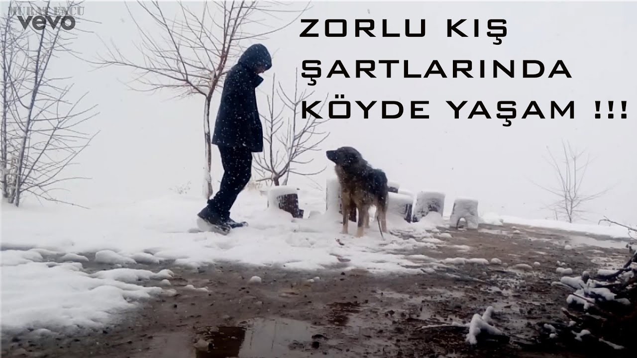 Zorlu Kış Şartlarında Köyde Yaşam !!! / Difficult Rural winter Life