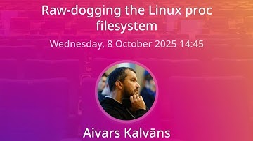 Raw-dogging the Linux proc filesystem