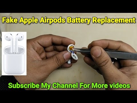 Fake Apple Airpods i11 True Wireless Battery Replacement - YouTube