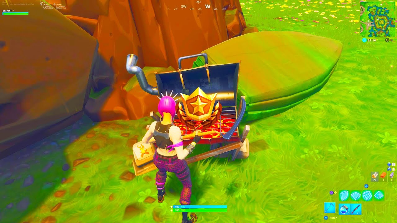 FORTNITE HIDDEN STAR WEEK #9 FREE SECRET BATTLE STAR LOCATION! WEEK 9 LOADING SCREEN FORTNITE