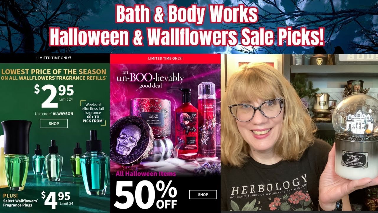 Bath & Body Works Halloween & Wallflowers Sale Picks! - YouTube