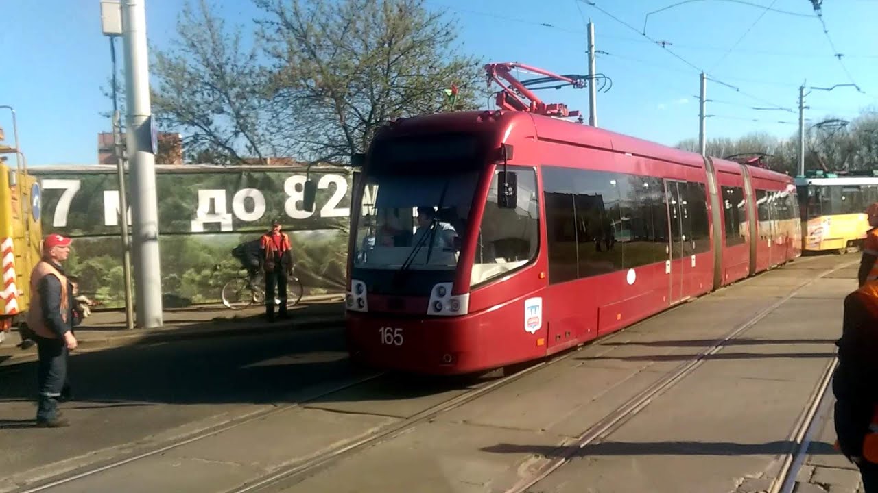 Как в Серебрянке красный трамвай выручали... (Минск, 5 мая 2016)