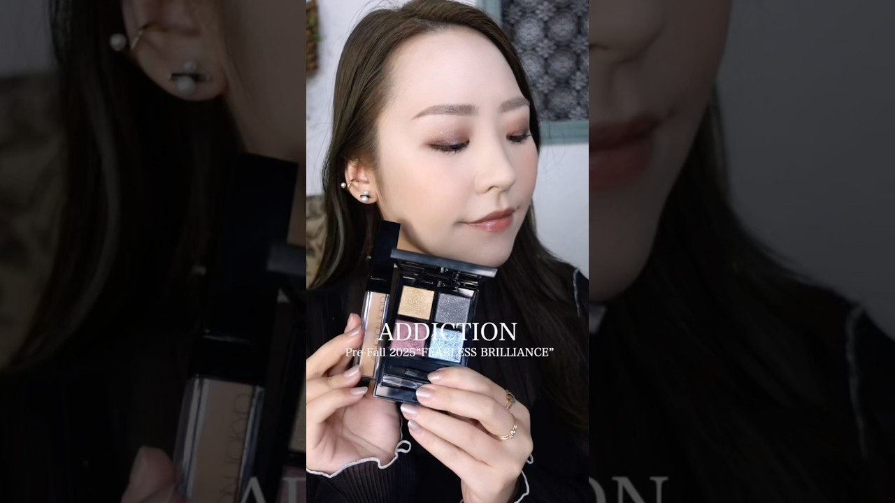 アディクション 7月発売 秋限定コレクションを使ってメイク🖤 #gifted