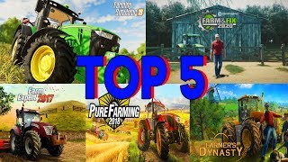 ТОП 5 СИМУЛЯТОРОВ ФЕРМЫ  2019 ТРЕЙЛЕР /  TOP 5 FARM SIMULATORS 2019 TRAILER