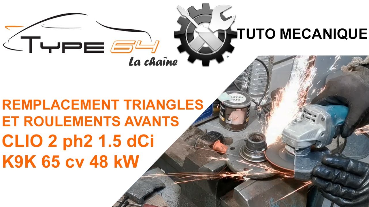 Changer les roulements avant Clio 2 - Partie 2