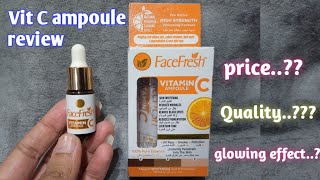 Face Fresh Vitamin C Ampoule Review. Does It Give Flawless Skin?