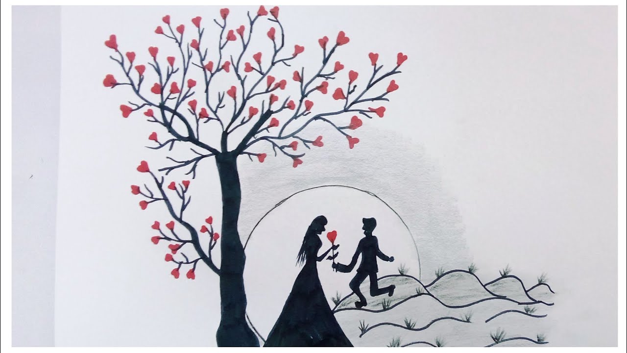 Romantic Art Simple Drawing