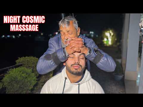 Cosmic Night Head Massage : Ultimate Relaxation Under The Open Sky | Cosmic ASMR in Nature Ep 3
