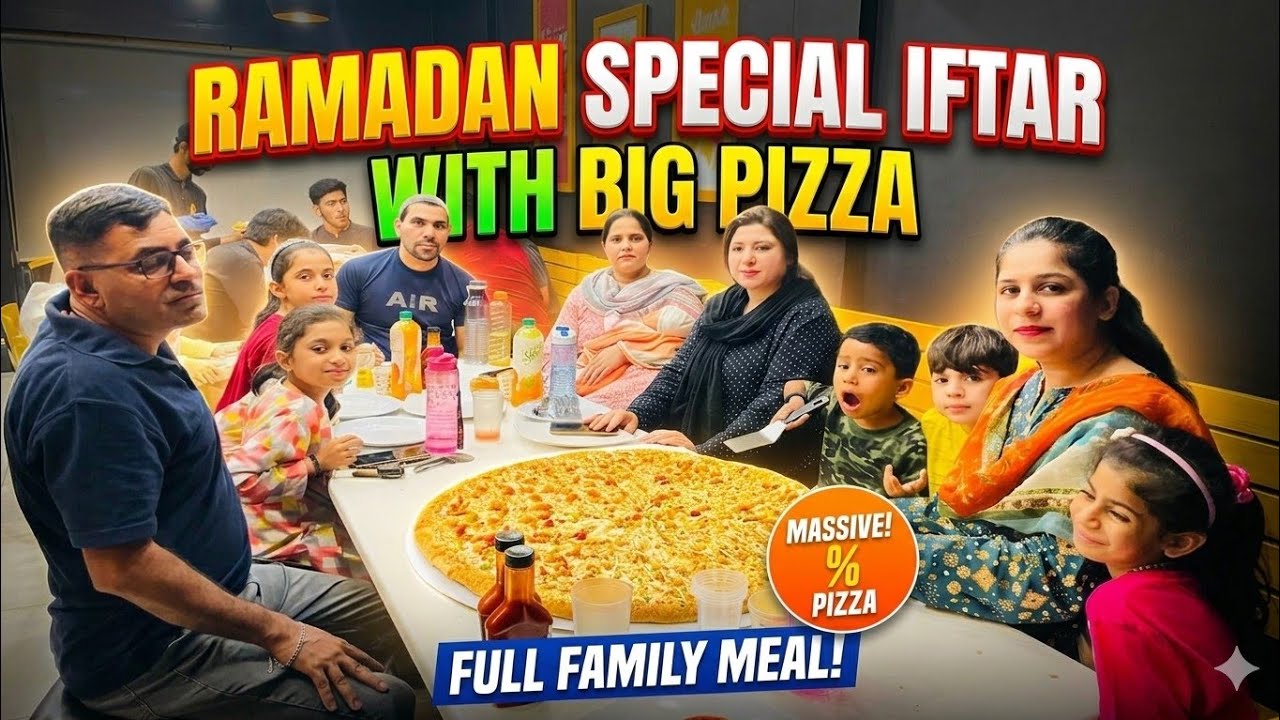 Family Outdoor Iftar at The Big Pizza 🍕 | Fun at Sea View Karachi 🌊 | Ramadan Special Vlog 😍