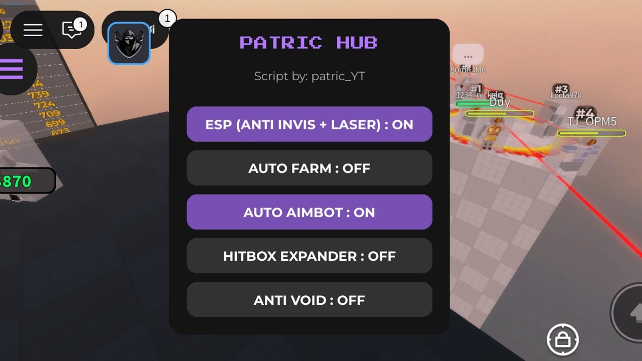 👀OP Blind Shot script* Nokey Esp,Auto Aimbot, Anti-void,Auto Trophy (pastebin*)✅