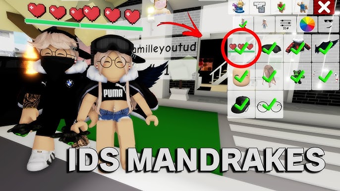 Ideias de roupa brookhaven id 🤍 #brookhaven #mandrake #roblox #id #id