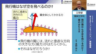 【模擬講義】工学院大学／工学部 機械工学科 ～飛行機は なぜ空を飛べるのか？翼のはたらき～