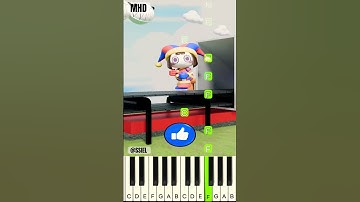 How many times has Pomni catch motion while running? The Digital Amazing Circus @ssielstudio Piano