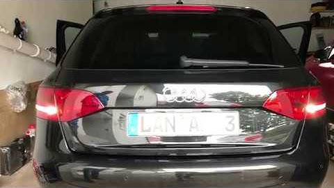 Audi A4 B8, A6 4G-C7 - Reverse LED no bulb Warning error