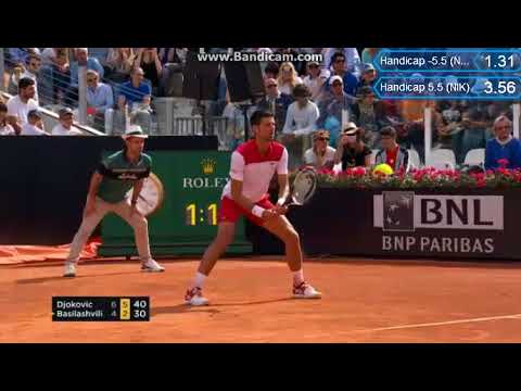 ბასილაშვილი vs ჯოკოვიჩი 0:2
