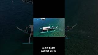 Banka boats #underwatervideo #anilao #diving #banka #philippines