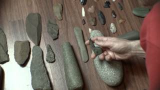 How to Identify Ancient stone Indian artifacts through pecking and grinding